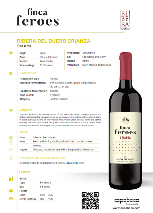 Finca Feroes Crianza – Ribera del Duero
