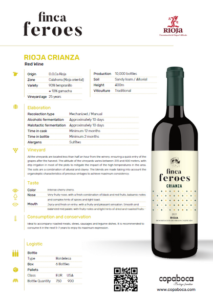 Finca Feroes Crianza - Rioja